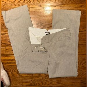 EXPRESS Editor Light Gray Women’s 8R Pants Business Casual Office Formal
